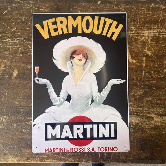 Vermouth Martini Drink | Metal Advertising Wall Sign