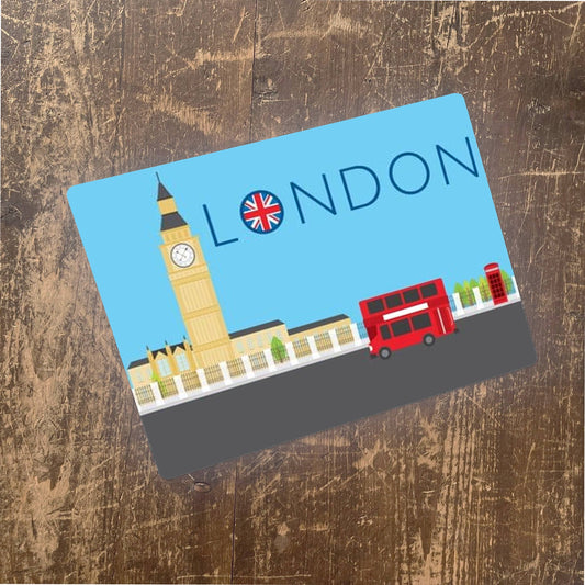 London City | Metal Advertising Wall Sign