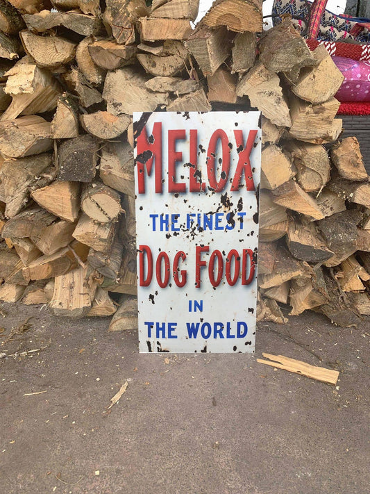 Melox Dog Food | Metal Sign