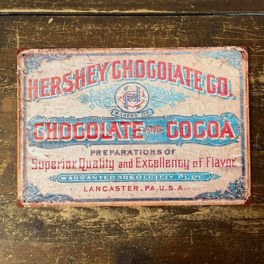 Hershey Chocolate and Cocoa | Metal Advertising Wall Sign