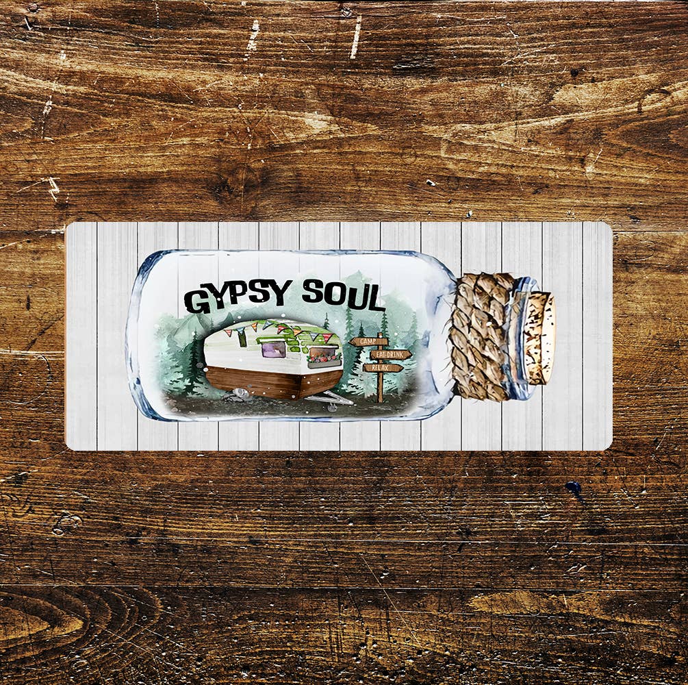 Gypsy Soul Caravan Life - | Metal Sign