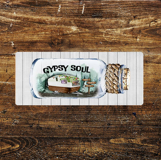 Gypsy Soul Caravan Life - | Metal Sign