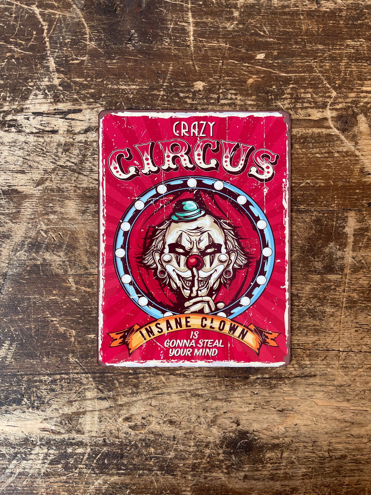Crazy Circus | Metal Sign Plaque