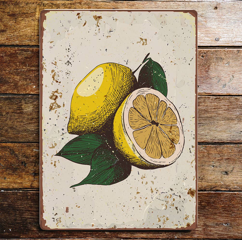 Lemon Fruit Kitchen | Metal Wall Sign (Copy)