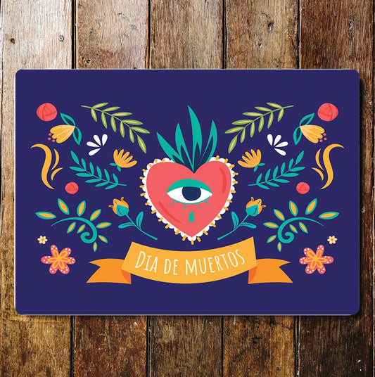 Day of the Dead (D’a de Muertos) Art | Metal Sign Plaque