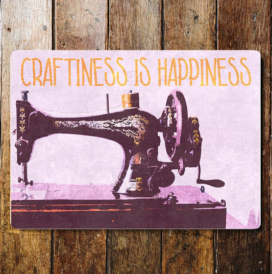 Sewing machine creative art vintage Metal Sign Plaque
