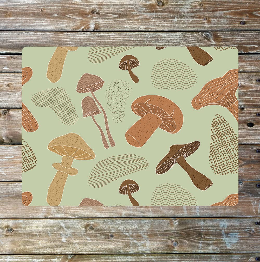 Wild Mushrooms Art   | Metal Sign Plaque