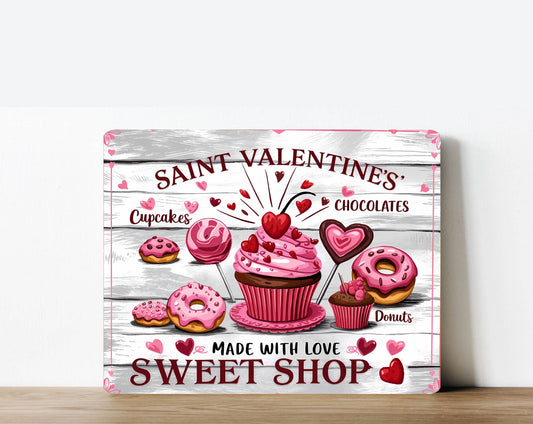 Sweet Shop Valentine | Metal Sign Plaque