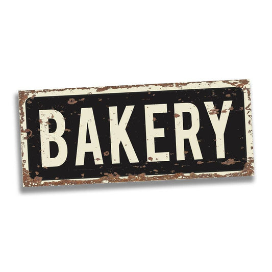 Vintage Shop sign Bakery Shop - | Metal Wall Sign