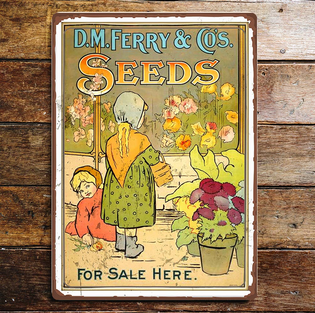 DM Ferry & Co Seeds For Sale | Metal Wall Sign Plaque