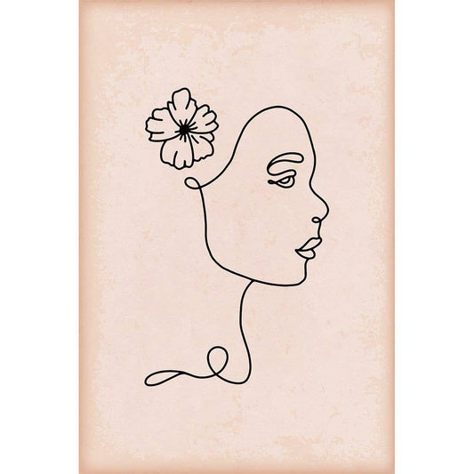 Metal Sign Line Lady Collection set Plaque 8