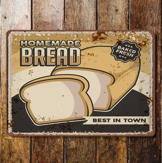 homemade bread | Metal Wall Sign