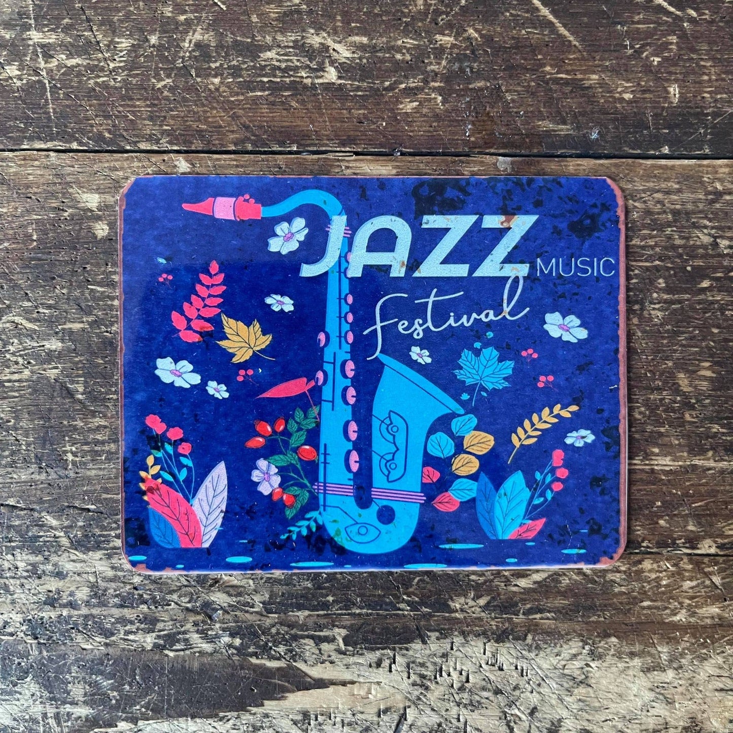 Jazz Music Festival | Metal Travel Wall Sign