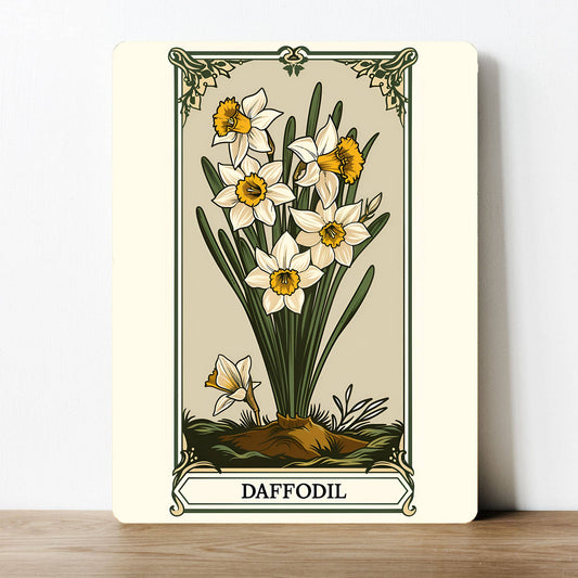 Daffodil Flower Vintage | Metal Sign Plaque