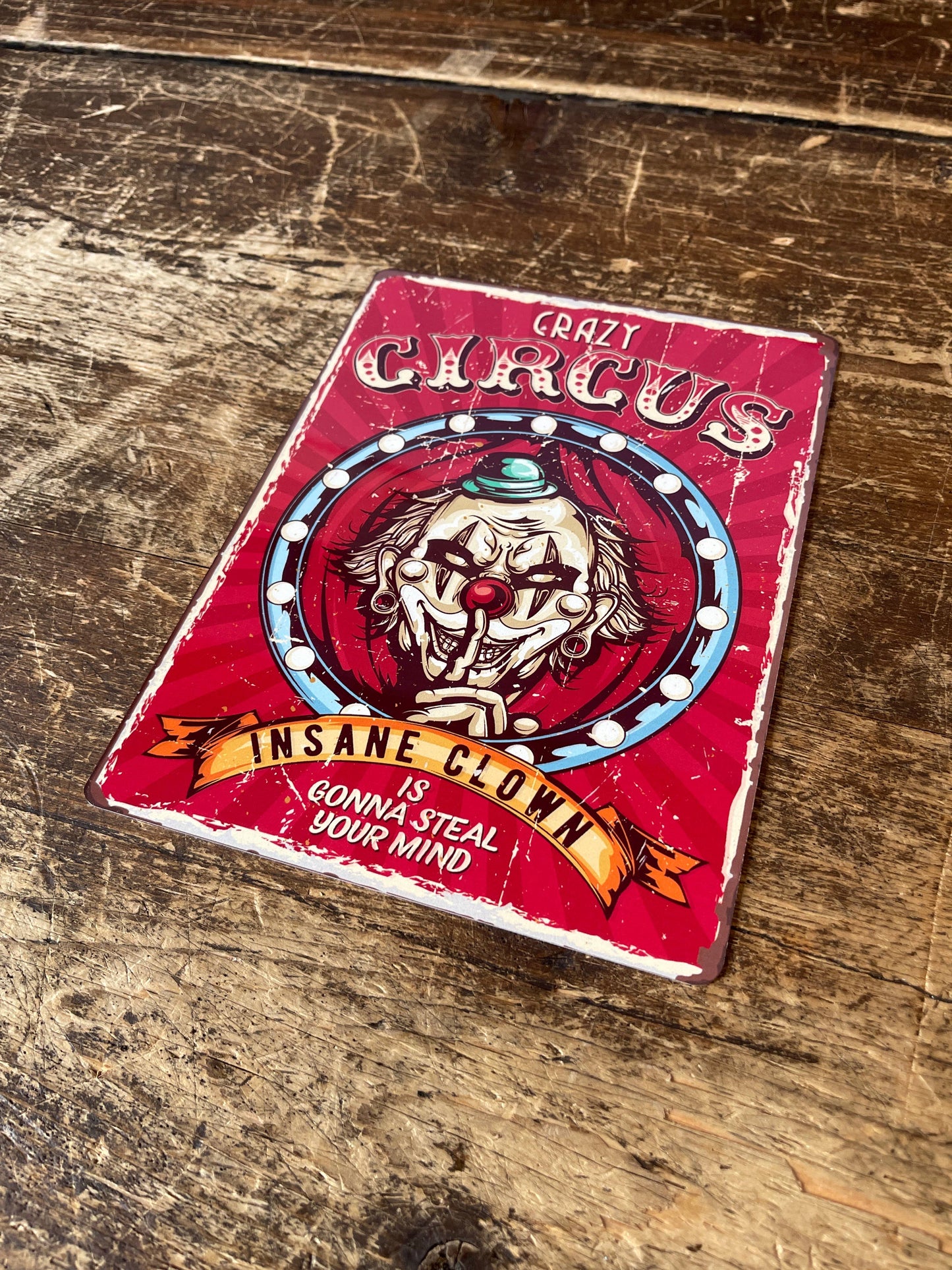 Crazy Circus | Metal Sign Plaque
