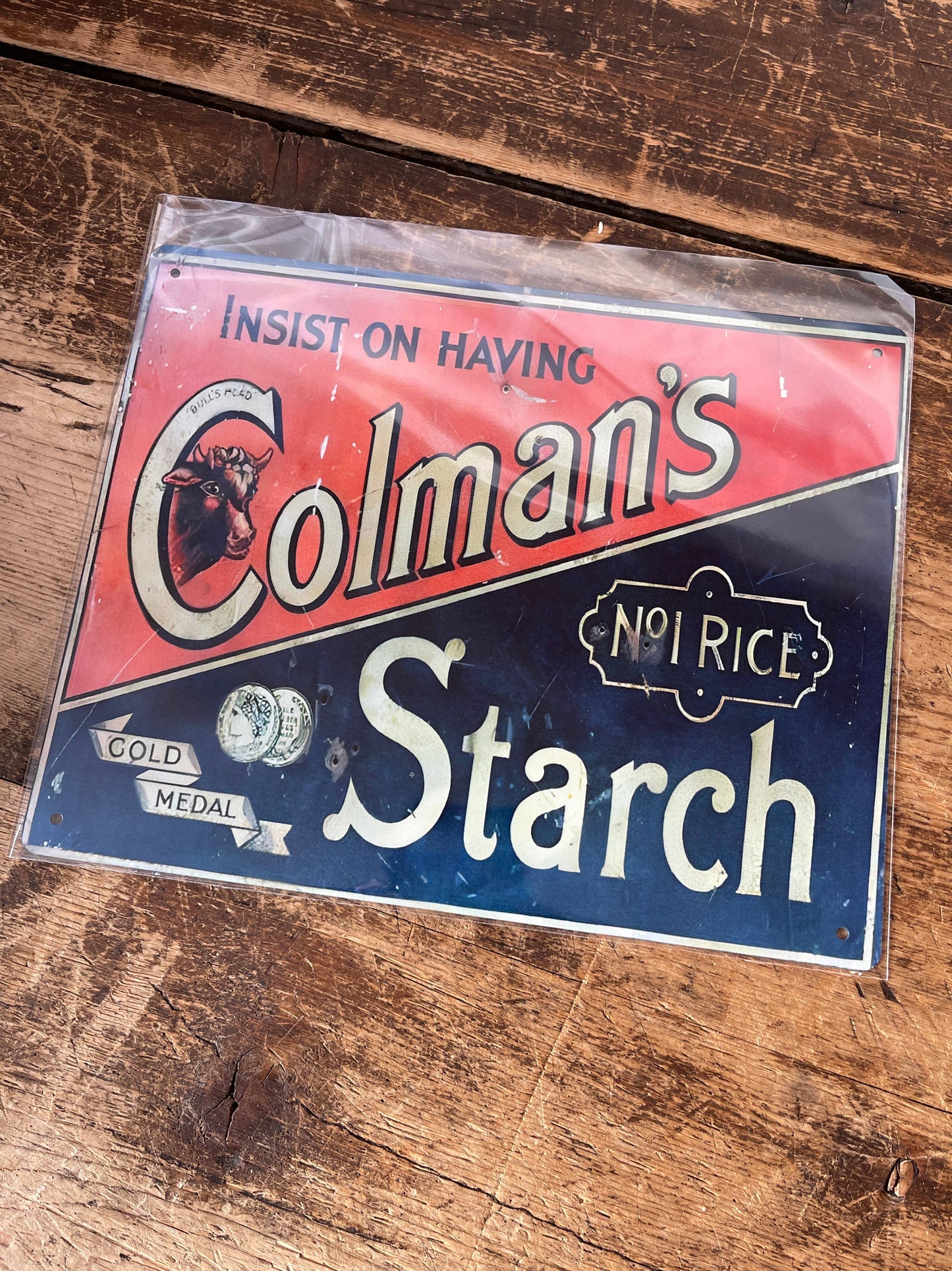 Insist on Having Colmans Starch | Metal Sign