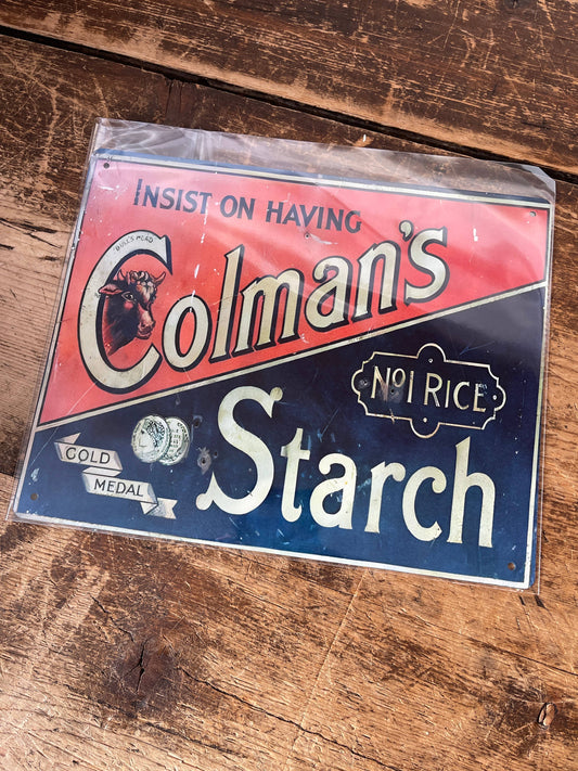 Insist on Having Colmans Starch | Metal Sign