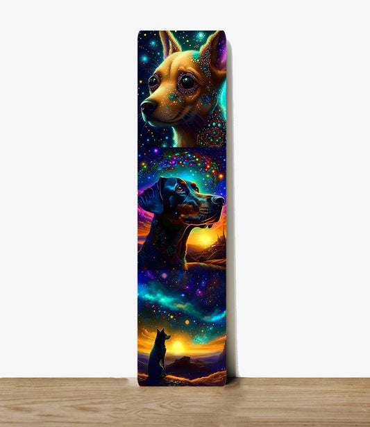 Wolf Sci-Fi | Metal Sign Plaque Bookmark Long