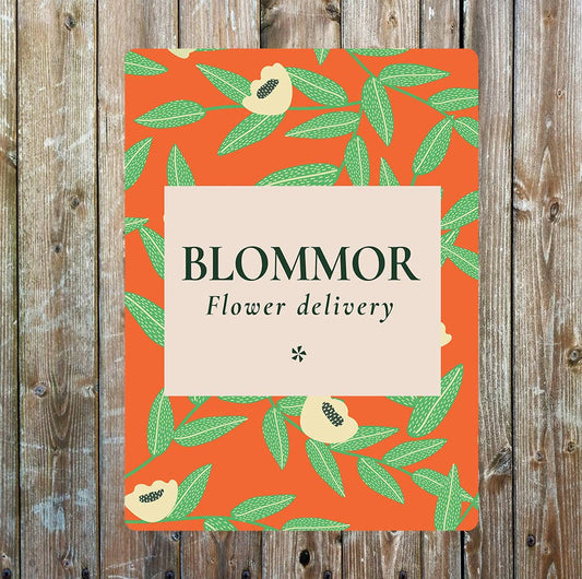 Bloomer Flower Delivery | Metal Wall Sign Plaque