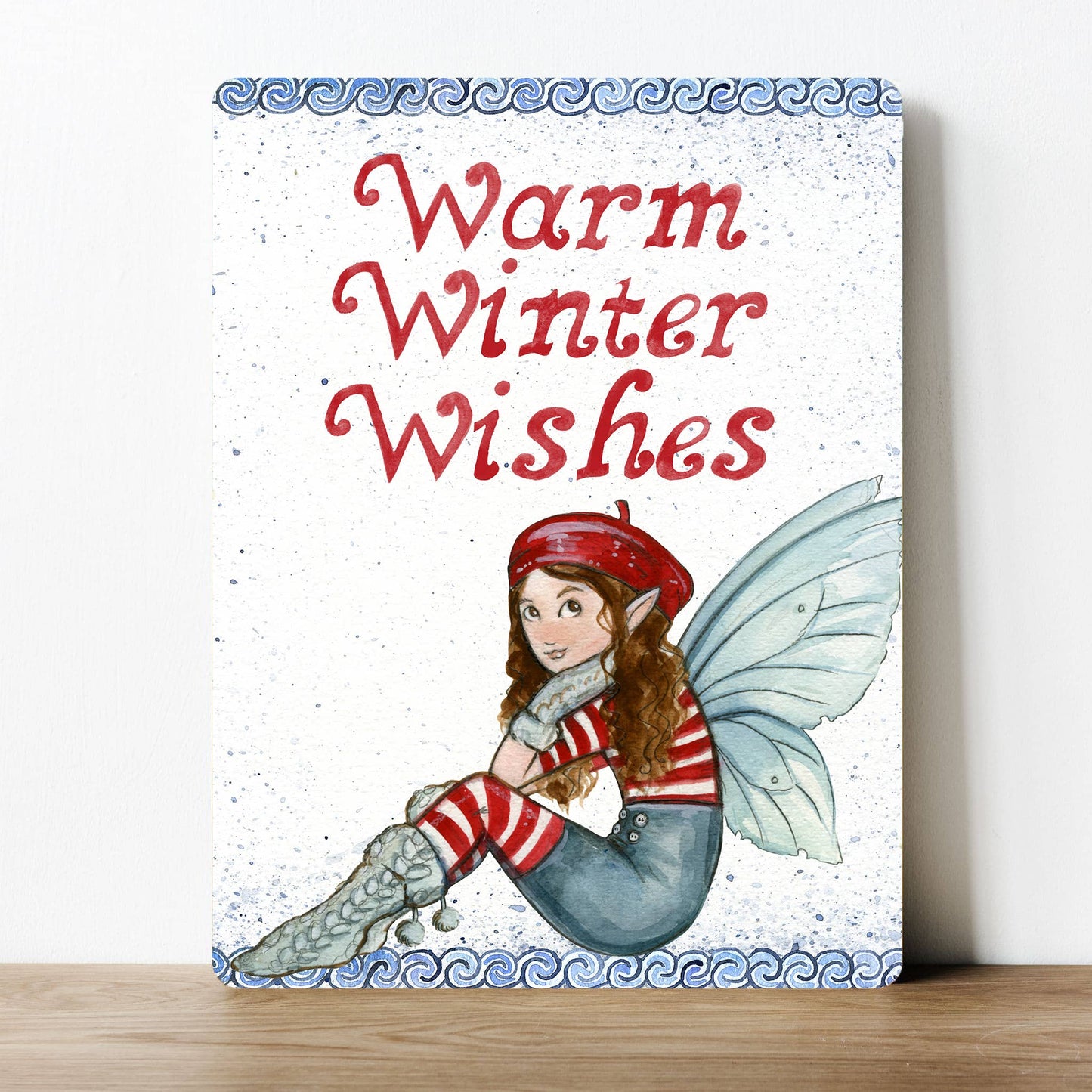 Winter Wish Fairy Christmas | Metal Sign Plaque