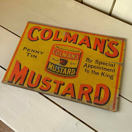 Colmans Mustard vintage style | Metal Wall Sign