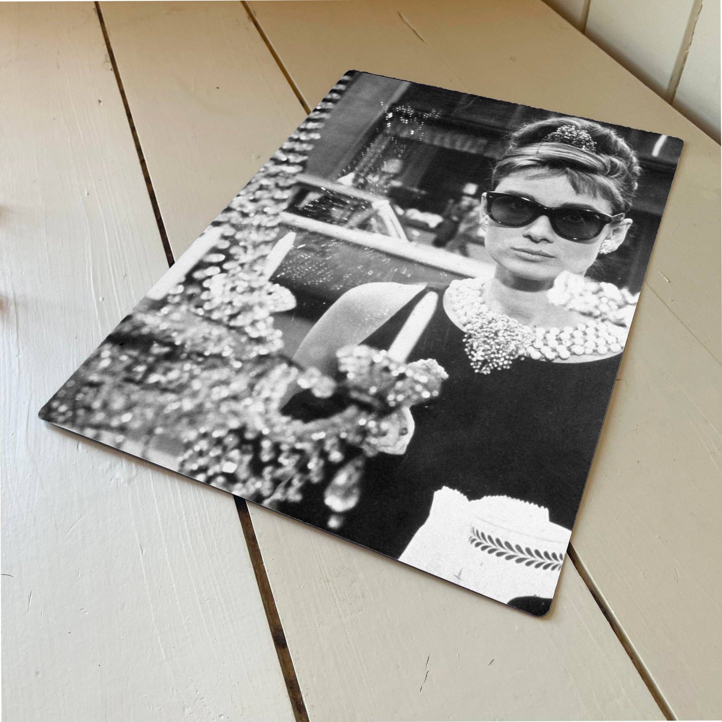 Audrey Hepburn Breakfast Tiffany | Metal Sign