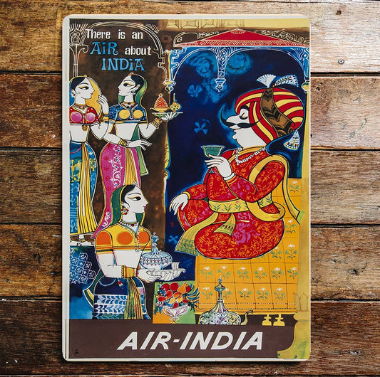 There Is An Air About India Sultan Girls Metal Sign Plaque