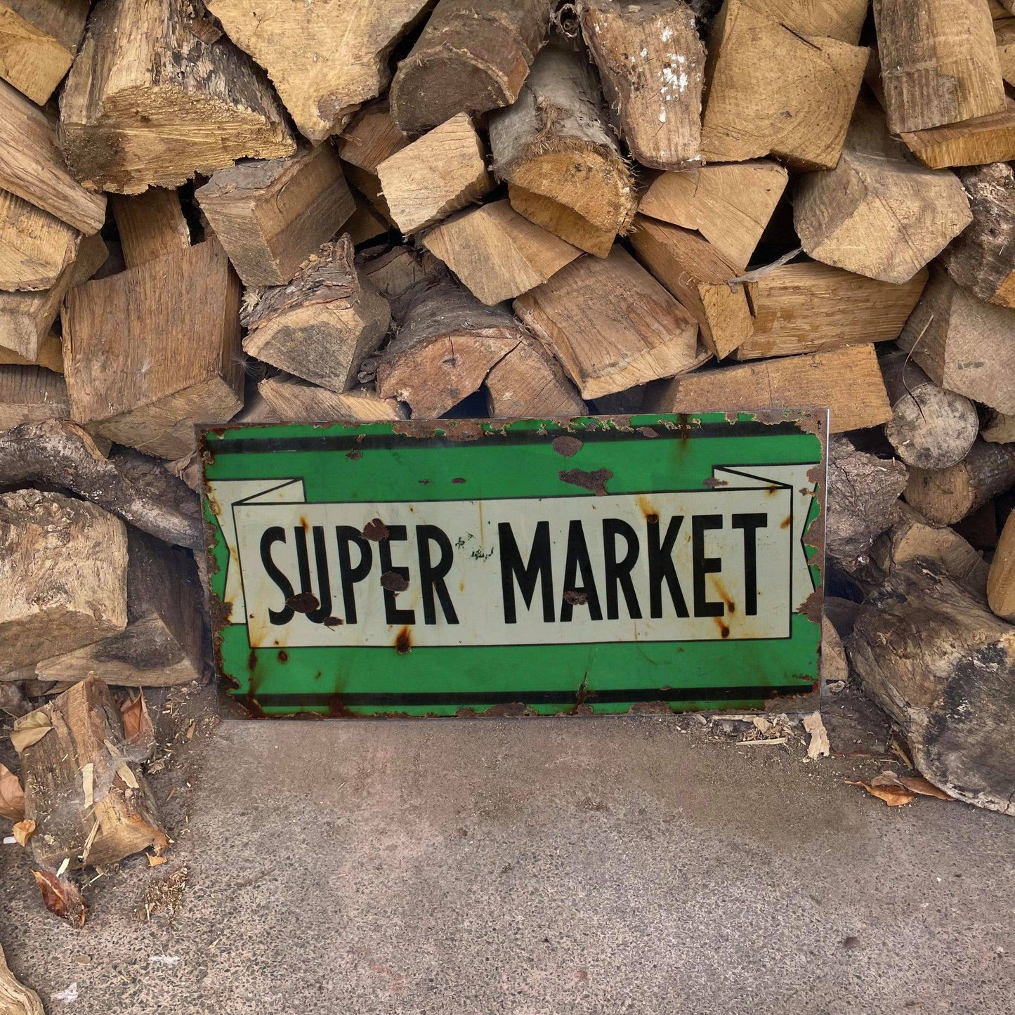 Super Market - | Metal Wall Sign