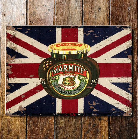 Vintage Marmite Best Of British Art | Metal Sign Plaque