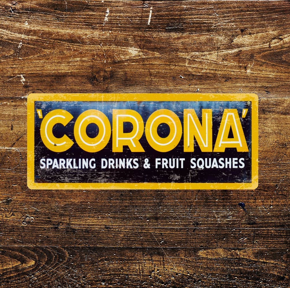 Corona Sparkling Drink - | Metal Advertising Wall Sign