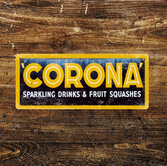 Corona Sparkling Drink - | Metal Advertising Wall Sign