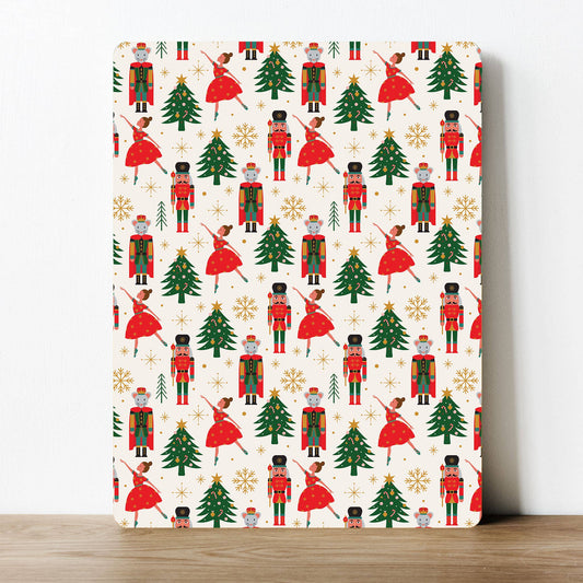 Nutcracker Christmas Ballet Presents | Metal Sign Plaque