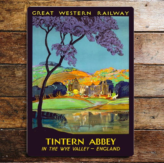 Great Western RailWay Tintern Abbey | Metal Sign