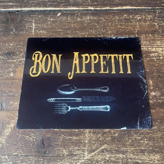 Bon Appetit Kitchen | Metal Humour Wall Sign