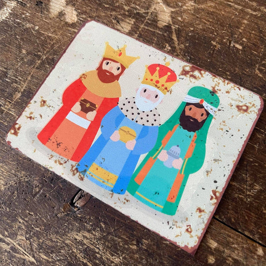 Christmas 3 kings | Metal Vintage Wall Sign