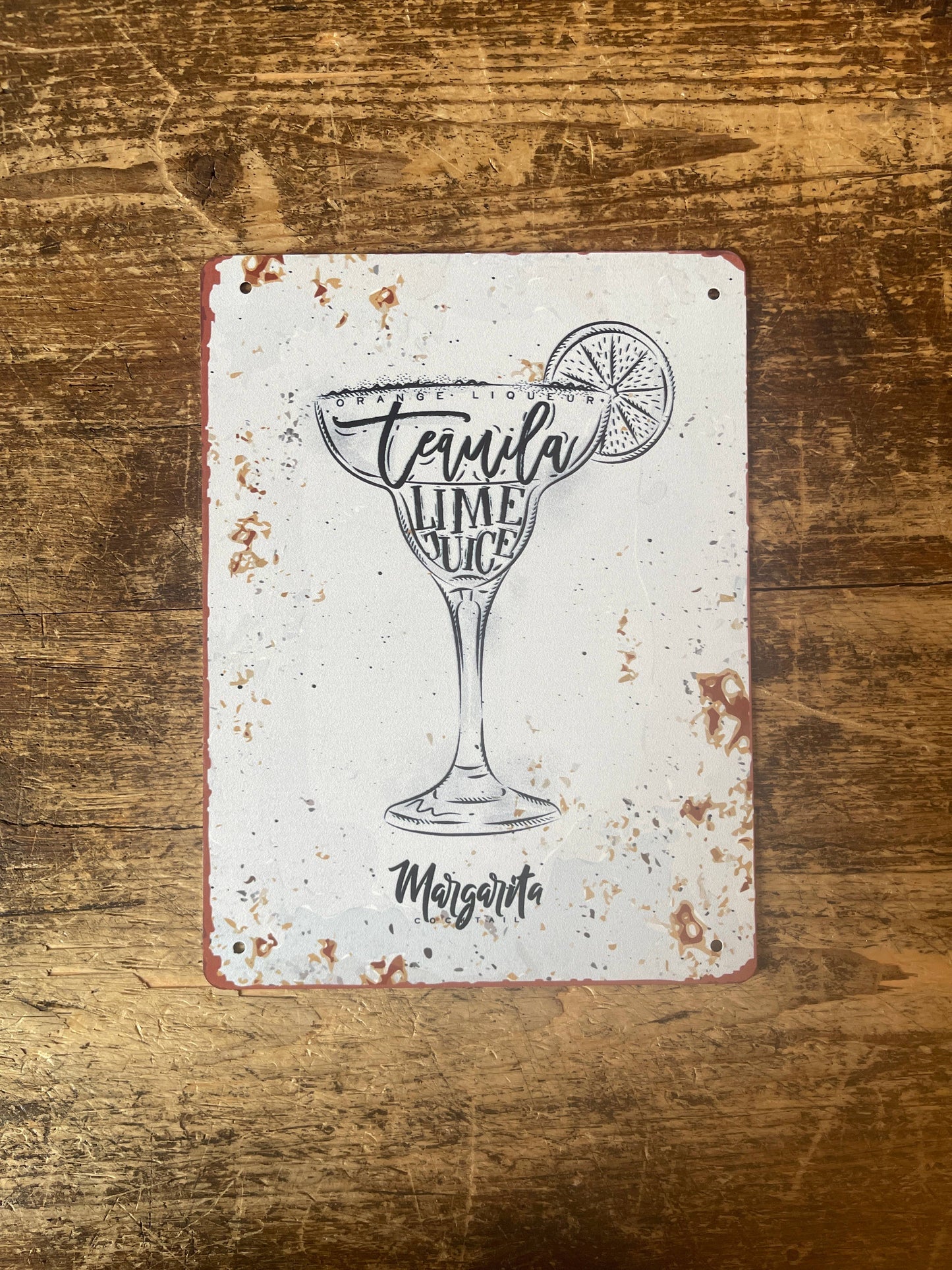 Margarital Cocktail | Metal Sign Plaque
