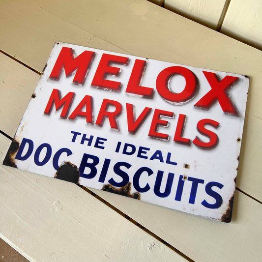 Melox Marvels Ideal Dog The Food | Metal Sign