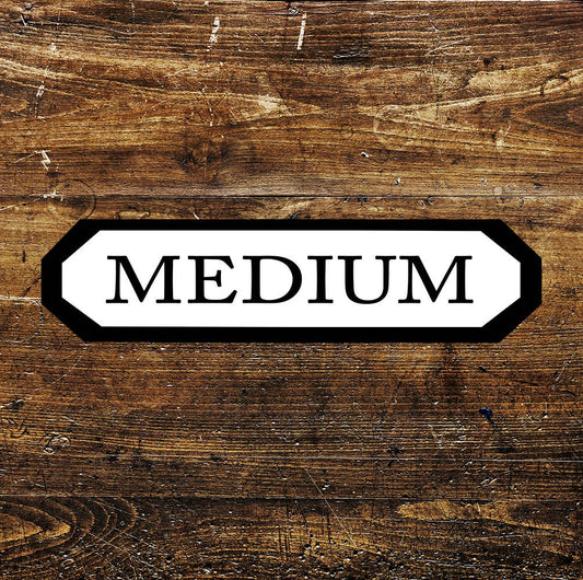 Medium Metal Long Sign Plaque