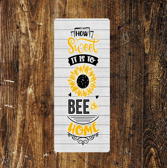 bee home lifestyle happy fun art | Metal Sign