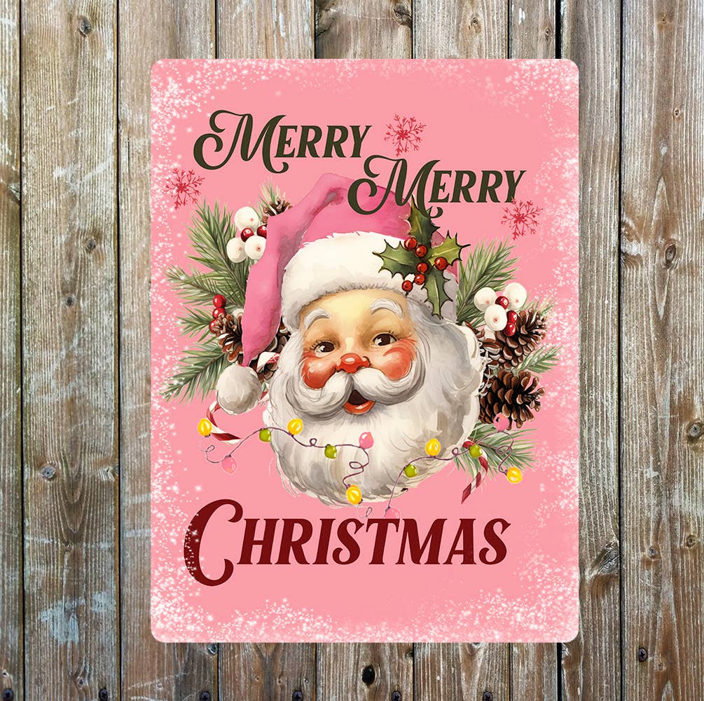 Merry Merry Christmas | Metal Sign Plaque
