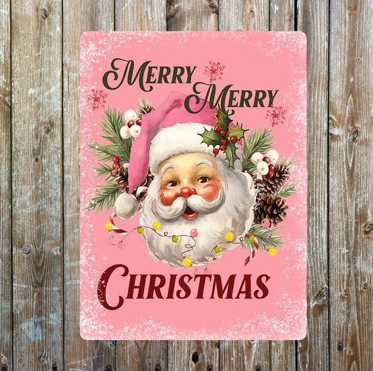 Merry Merry Christmas | Metal Sign Plaque