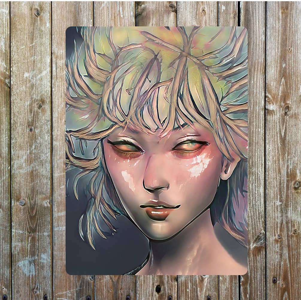 Fantasy mother nature art | Metal Wall Sign