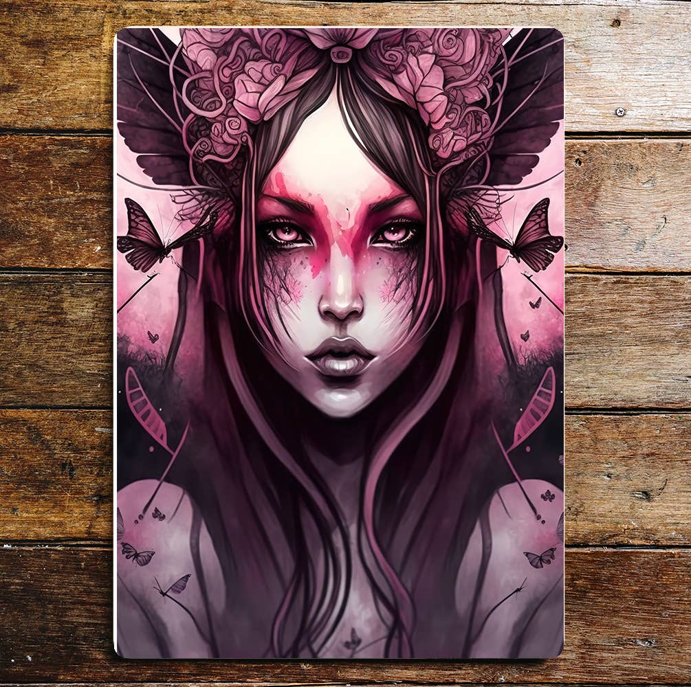 Mystic Face Art Sign Plaque