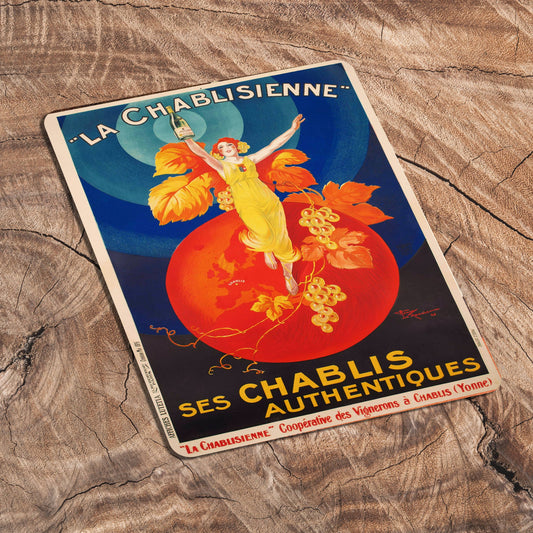 La Chablisienne | Metal Advertising Wall Sign