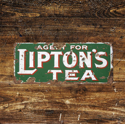 Lipton Tea - Door | Metal Sign Plaque