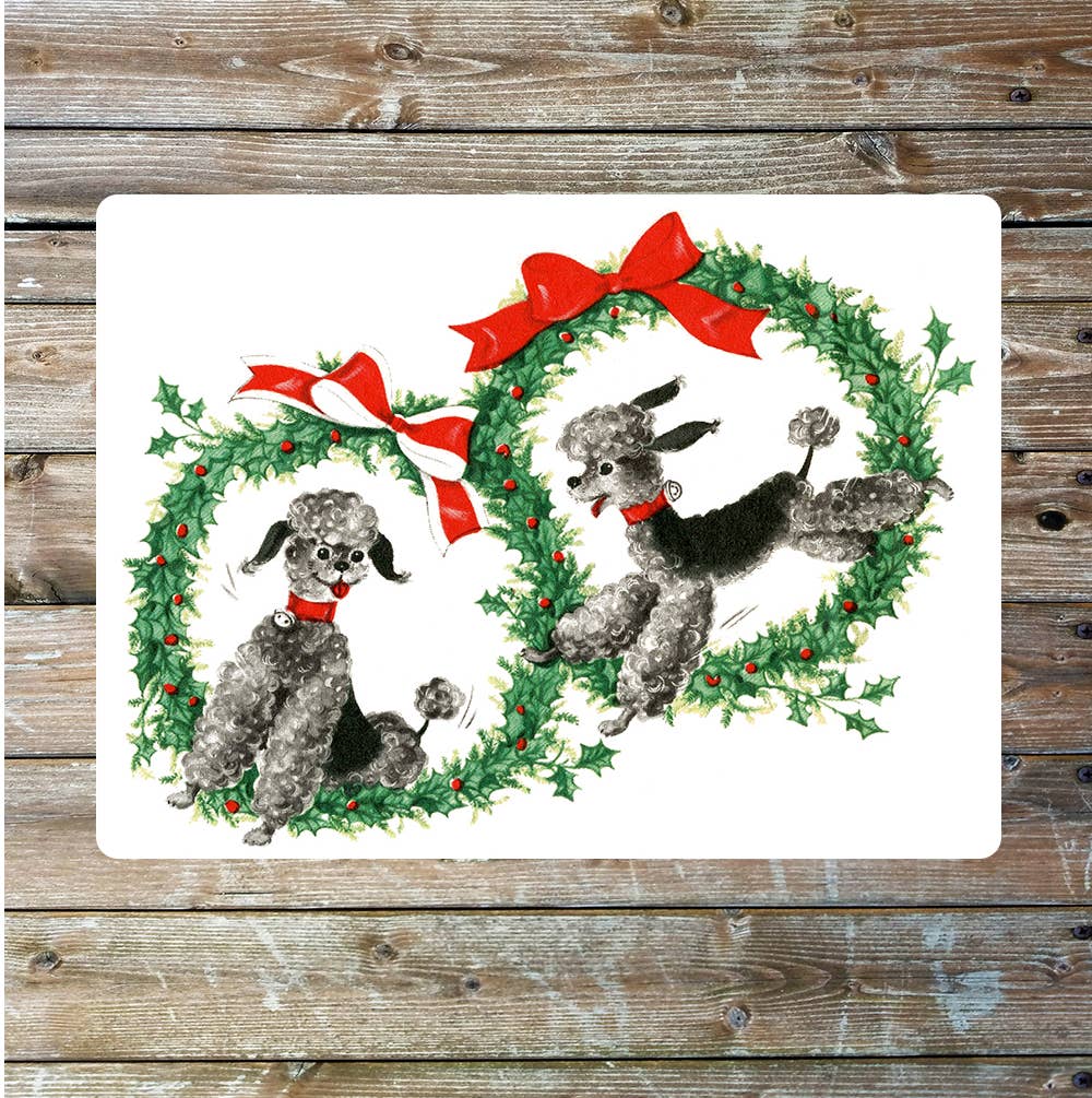 Toy Poodles wall art Metal Sign Plaque