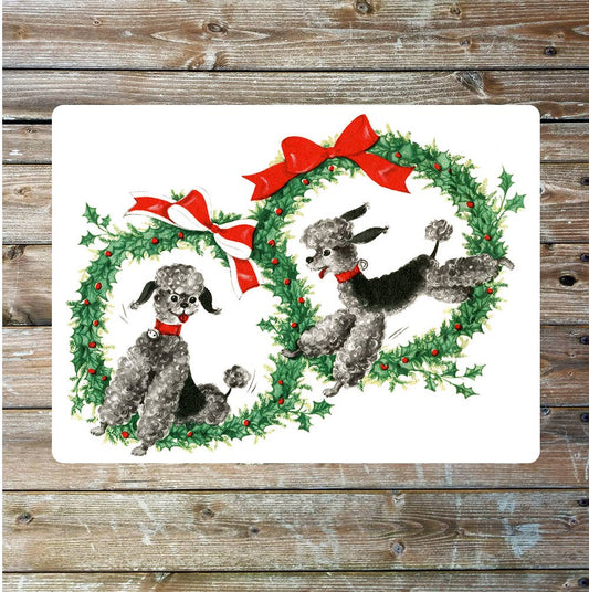 Toy Poodles wall art Metal Sign Plaque