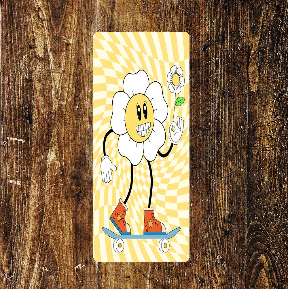 Happy Flower Fun Lifestyle Art | Metal Sign