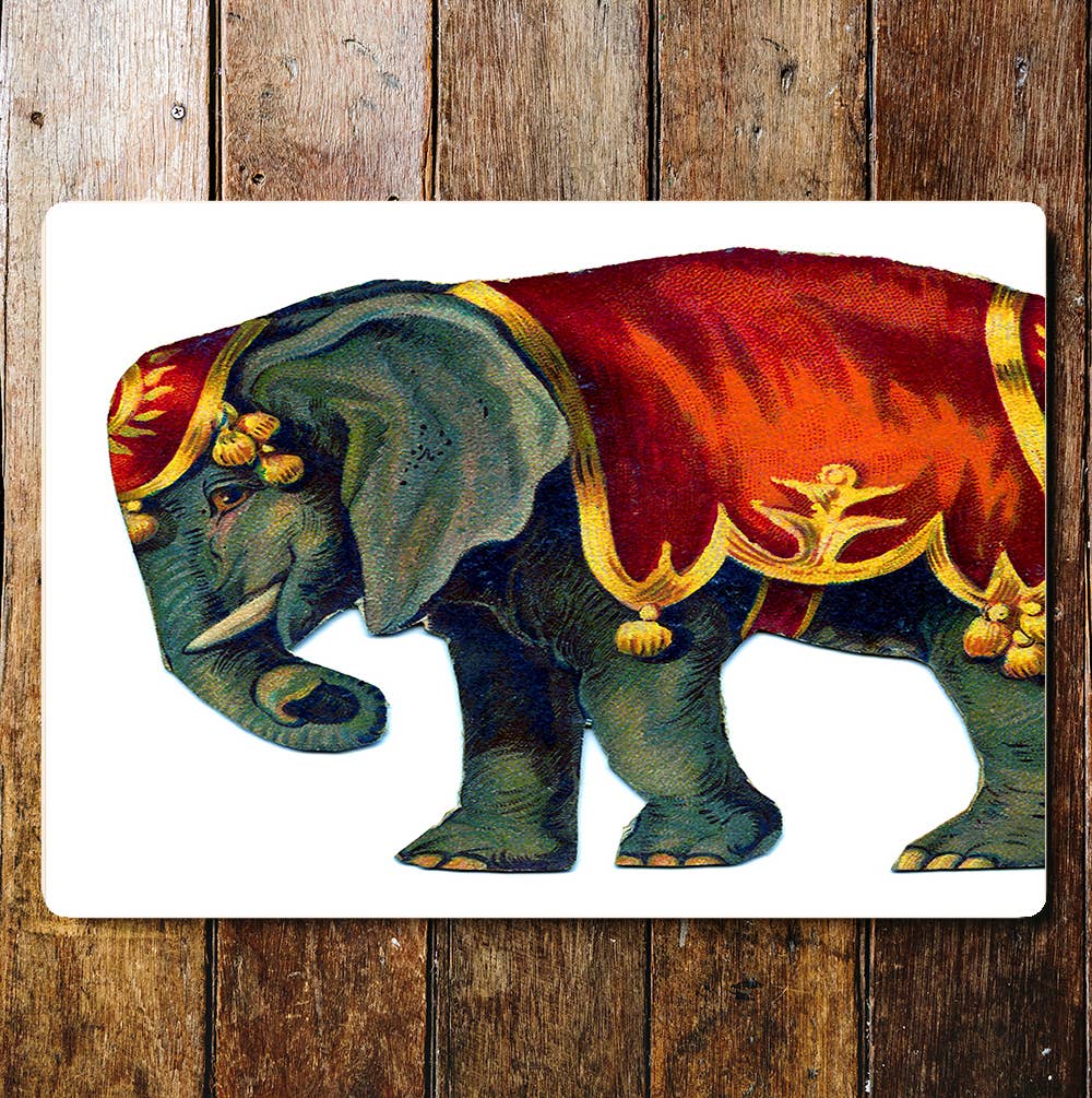 Indian elephant | Metal Sign Plaque