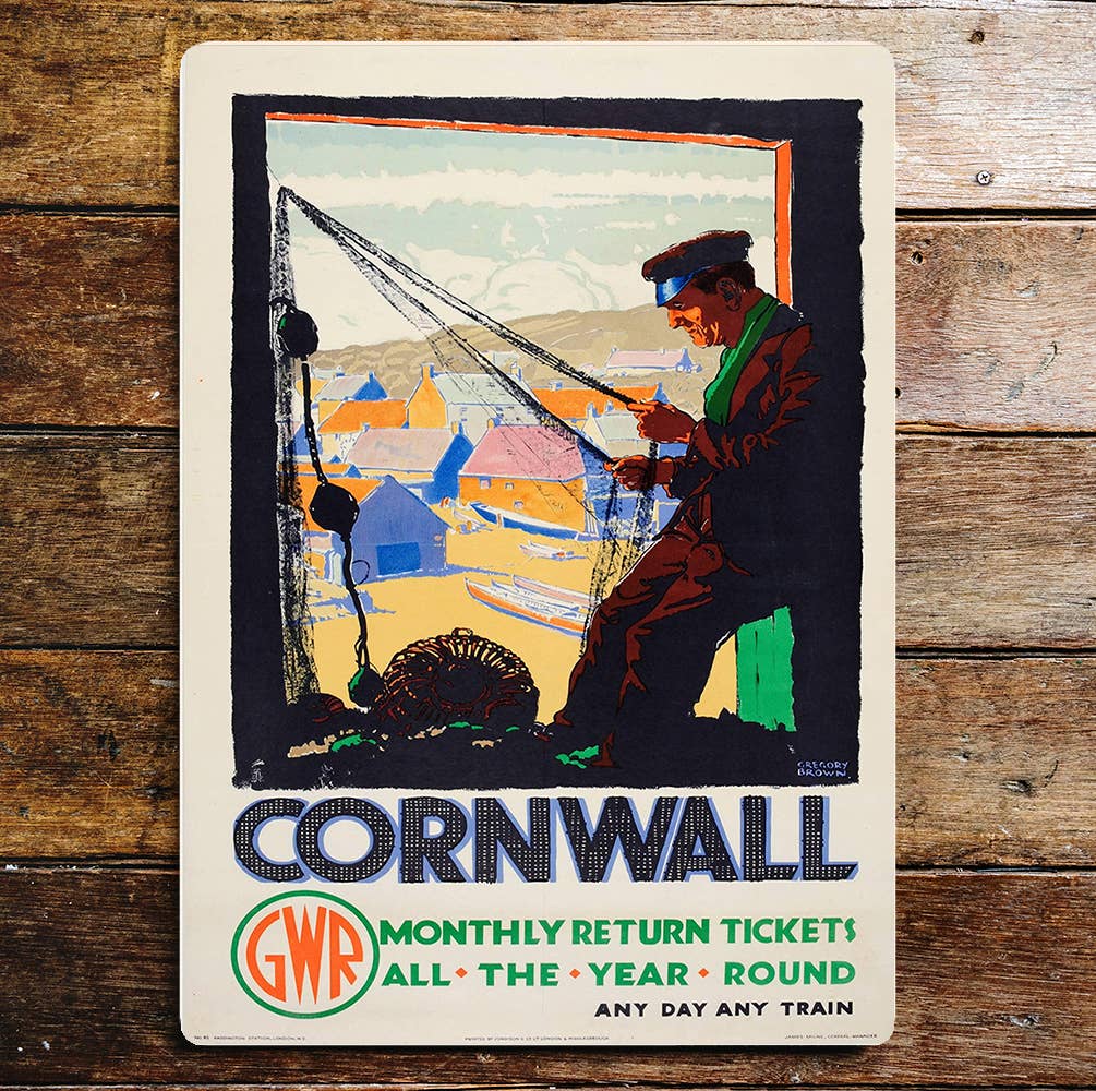 Cornwall Great Western Railway | Metal Sign Plaque